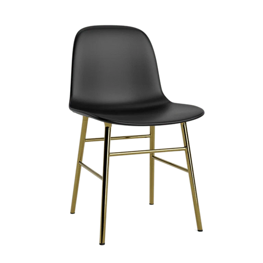 Normann Copenhagen Form Chair Fully Upholstered - Brass - Set of 2 - 1400911 (qty 2)
