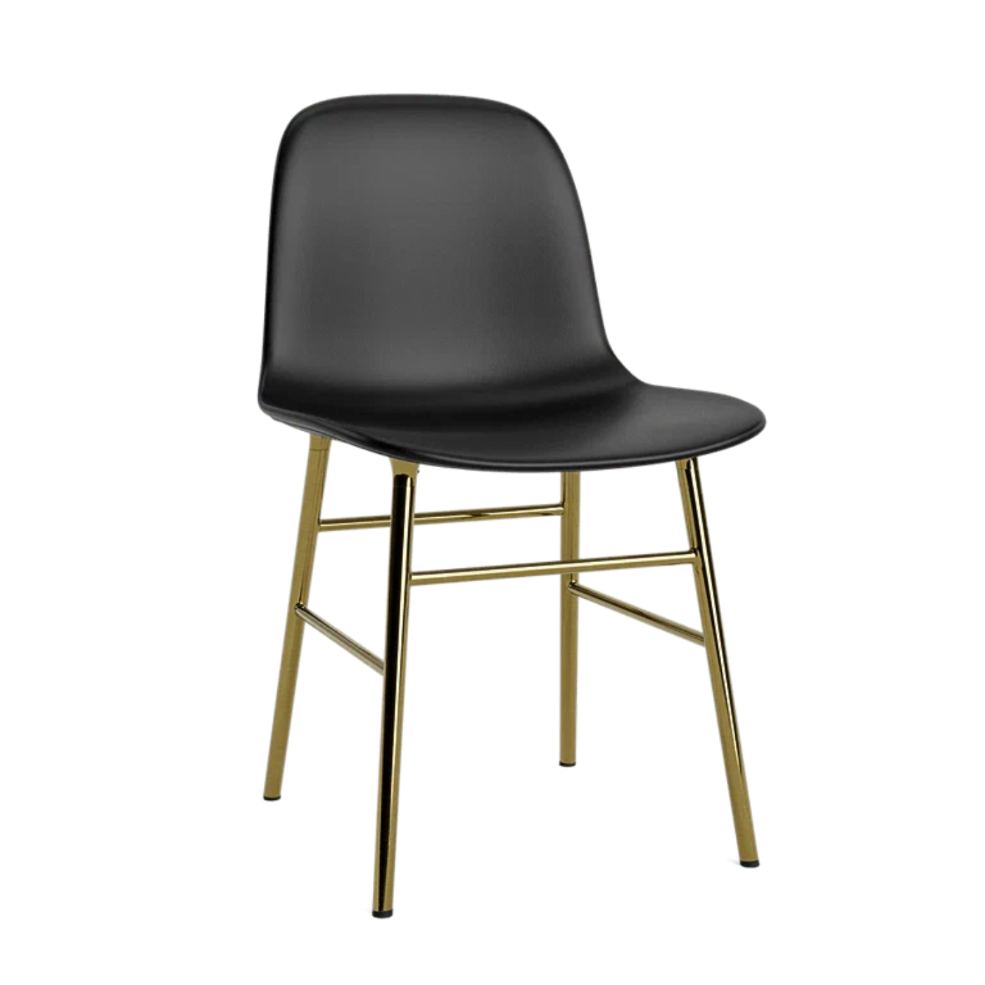 Normann Copenhagen Form Chair Fully Upholstered - Brass - Set of 2 - 1400911 (qty 2)