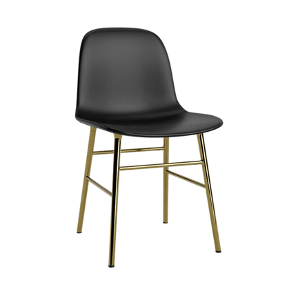 Normann Copenhagen Form Chair Fully Upholstered - Brass - Set of 2 - 1400911 (qty 2)