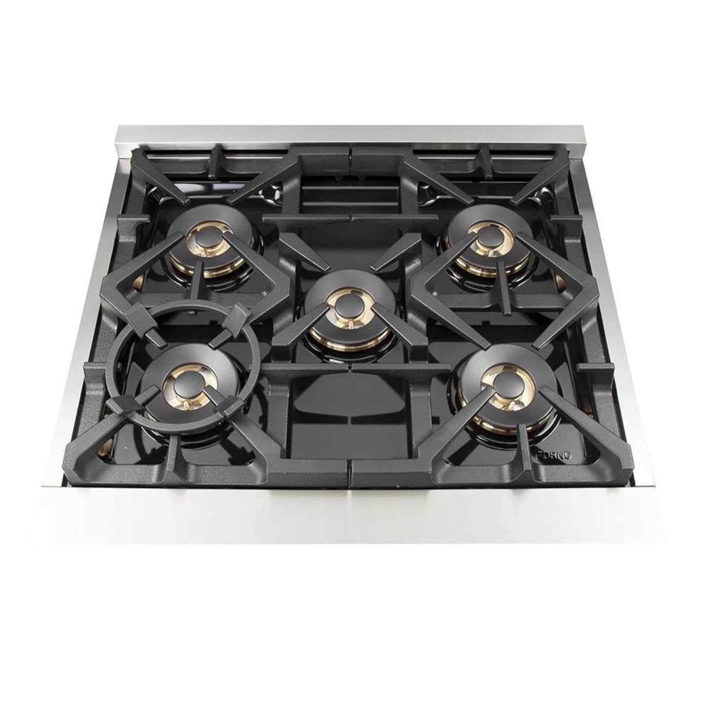 Forno 4-Piece Pro Appliance Package - 30-Inch Dual Fuel Range, Premium Hood, French Door Refrigerator, and Dishwasher in Stainless Steel - AP4-6187-30
