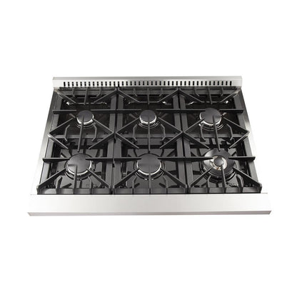 Forno 5-Piece Appliance Package - 36-Inch Dual Fuel Range, Refrigerator, Wall Mount Hood with Backsplash, 24-Inch Microwave Drawer, & 3-Rack Dishwasher in Stainless Steel - AP5-6156-36-MWD