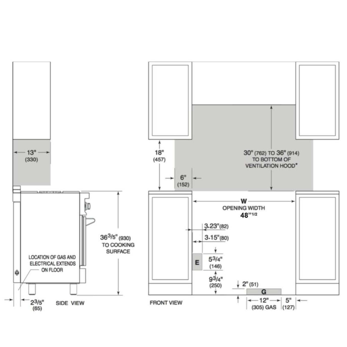 Forno 5-Piece Appliance Package - 48-Inch Dual Fuel Range, Refrigerator, Wall Mount Hood, 24-Inch Microwave Oven, & 3-Rack Dishwasher in Stainless Steel - APR5-6156-48-H-MWO