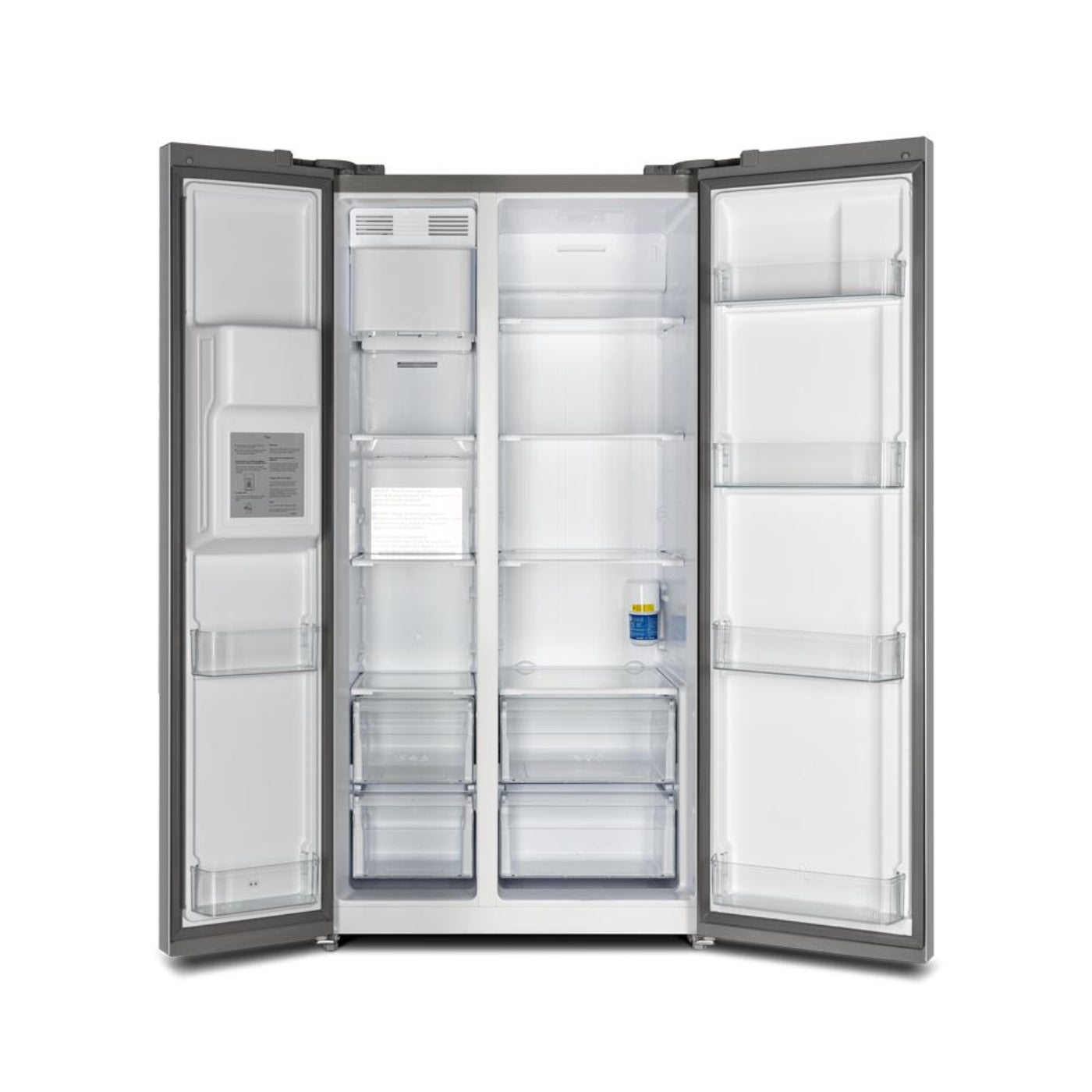 Forno 5-Piece Appliance Package - 48-Inch Dual Fuel Range, Refrigerator with Water Dispenser, Wall Mount Hood, 24-Inch Microwave Oven, & 3-Rack Dishwasher in Stainless Steel - APW5-6156-48-H-MWO