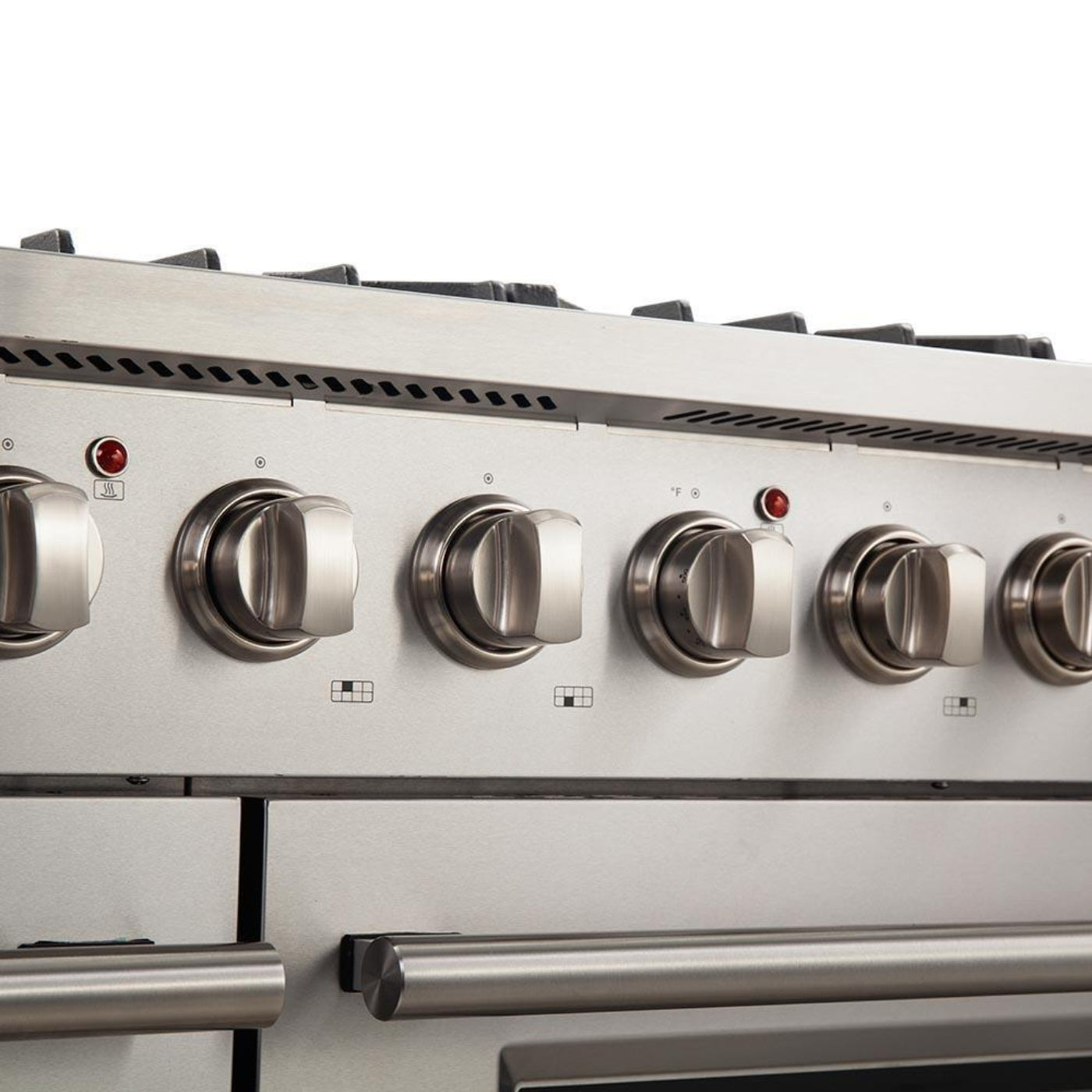 Forno 5-Piece Appliance Package - 48-Inch Gas Range, 60-Inch Pro-Style Refrigerator, Wall Mount Hood, 24-Inch Microwave Drawer, & 3-Rack Dishwasher in Stainless Steel - APD5-6244-48-H-MWD