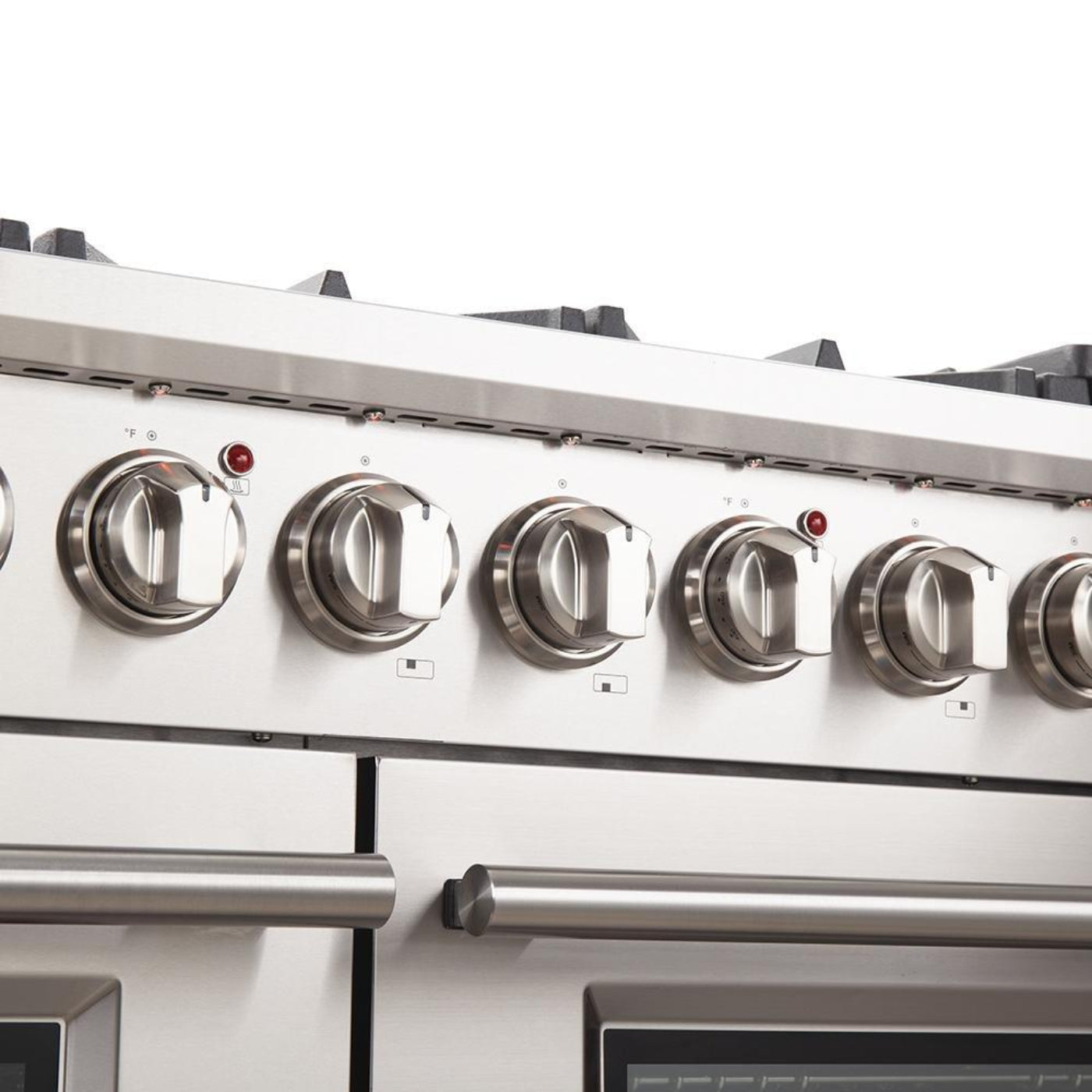Forno 2-Piece Pro Appliance Package - 48-Inch Gas Range & Wall Mount Hood in Stainless Steel - AP2-6260-48