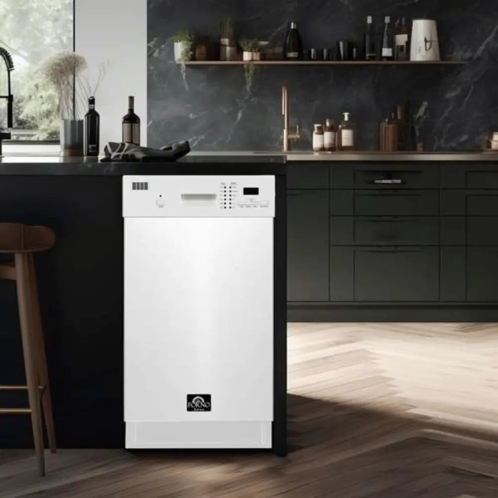 Forno Polo 18 Inch Built-In Dishwasher 52 dBa Front Control