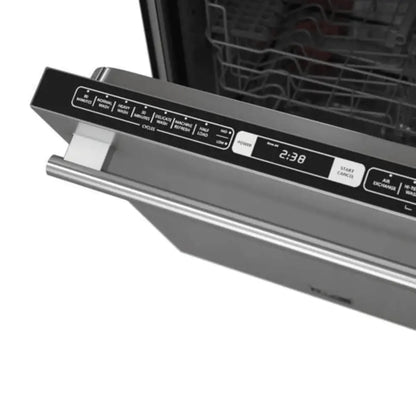 Forno Romano 24 Inch Built-In Stainless Steel Tall Tub 52 dBA Top Control Dishwasher - FDWBI8035-24S