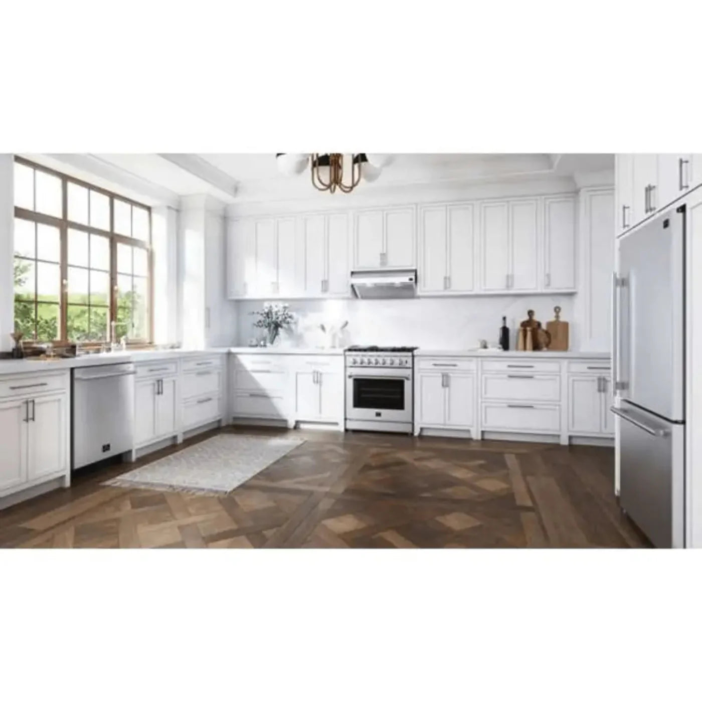 Forno Romano 24 Inch Built-In Stainless Steel Tall Tub 52 dBA Top Control Dishwasher - FDWBI8035-24S