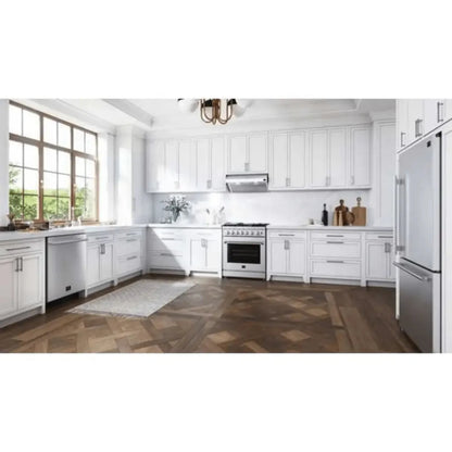 Forno Romano 24 Inch Built-In Stainless Steel Tall Tub 52 dBA Top Control Dishwasher - FDWBI8035-24S