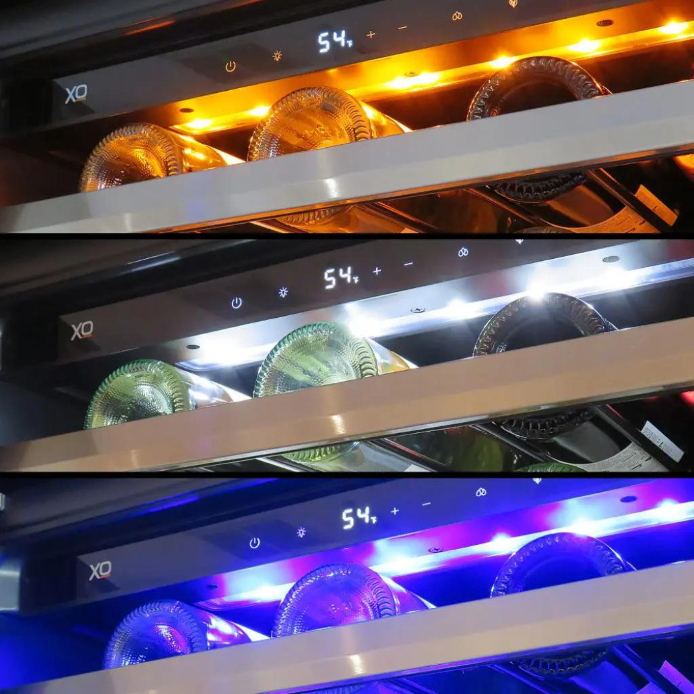 XO APPLIANCE XOU24WGSR 24" Wine Cooler, Single Zone in Stainless Steel Glass, Right Hinge in Stainless Steel - XOU24WGSR