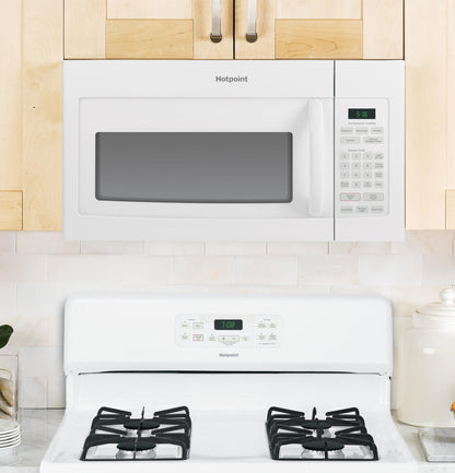 HOTPOINT RVM5160DHWW Hotpoint® 1.6 Cu. Ft. Over-the-Range Microwave Oven White