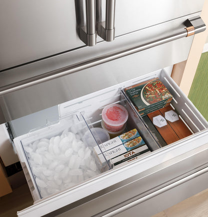 CAFE  36" Integrated Bottom-Freezer Refrigerator in Stainless Steel - CIC36LP2VS1