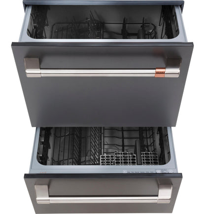 CAFE  Dishwasher Double Drawer Black - CDD420P3TD1