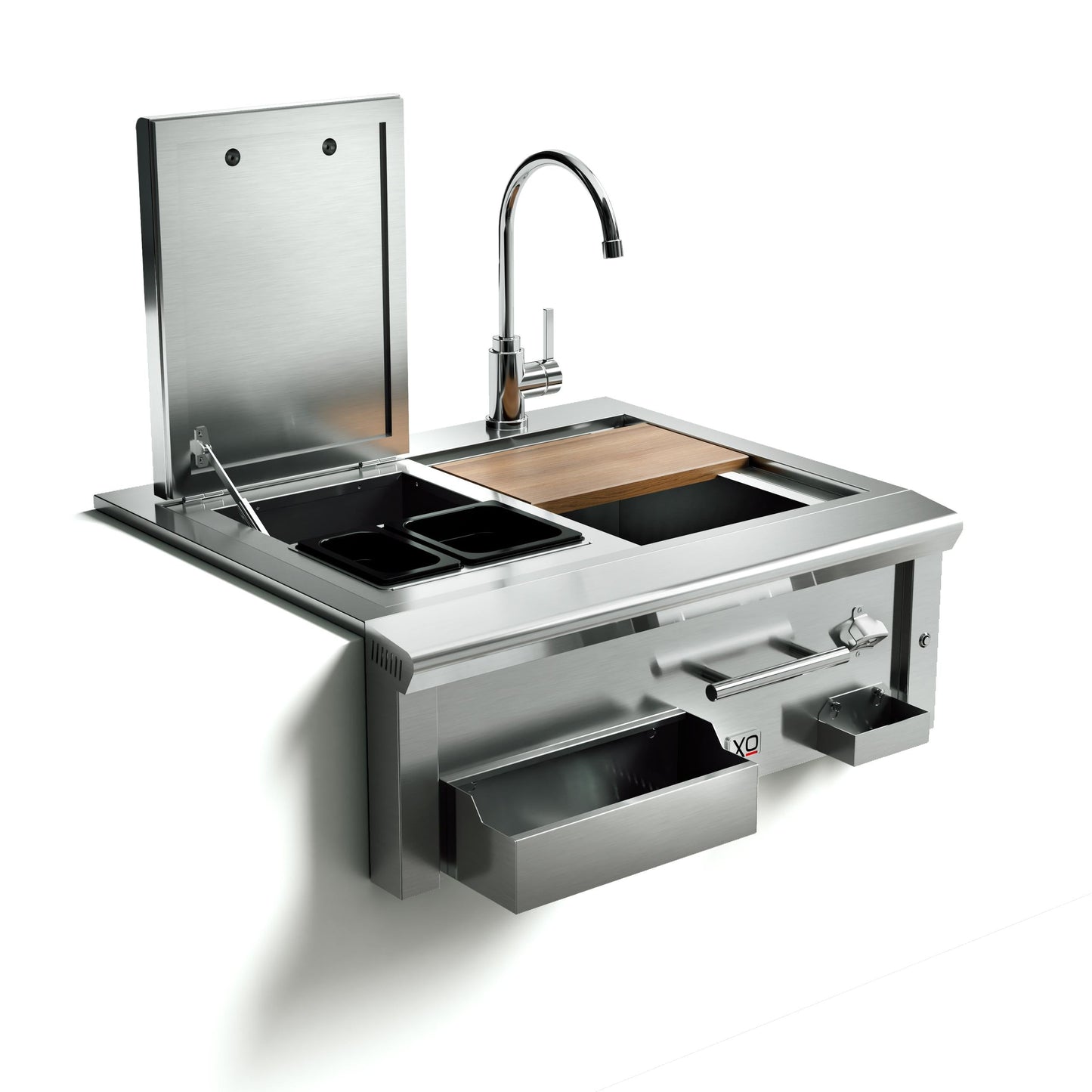 XO APPLIANCE XOG30BARPRO 30" in Stainless Steel Cocktail Pro Station with Sink in Stainless Steel - XOG30BARPRO
