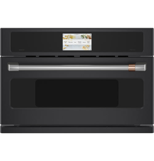 CAFE 30" Custom Speed Cook Oven with 120V Advantium Technology Black - CSB913P3VD1