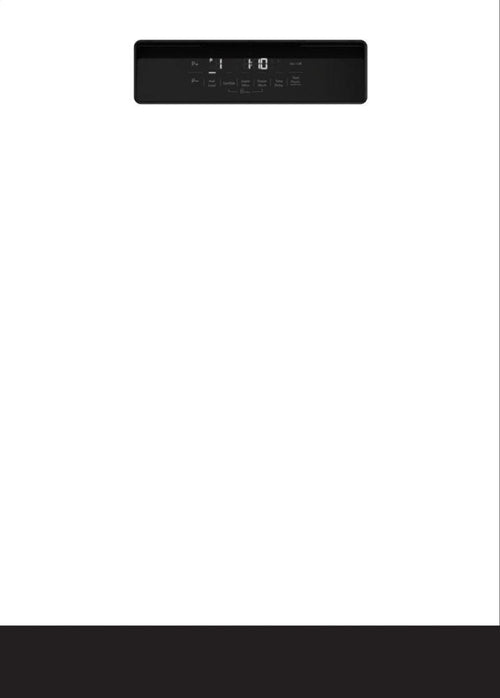 BLOMBERG APPLIANCES DWT52600WIH 24in Dishwasher White w/ integrated handle 48dBA front control 6 cycle White - DWT52600WIH