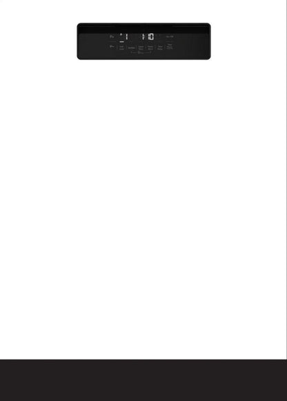 BLOMBERG APPLIANCES DWT52600WIH 24in Dishwasher White w/ integrated handle 48dBA front control 6 cycle White - DWT52600WIH