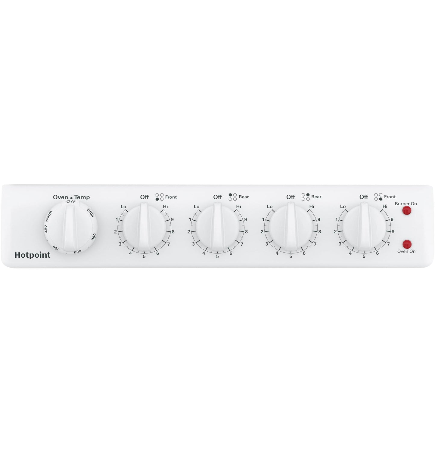 HOTPOINT Hotpoint ENERGY STAR 20" Electric Free-Standing Front-Control Electric Range White - RAS200DMWW