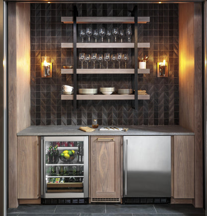 MONOGRAM Monogram 24" Bar Refrigerator with Icemaker in Stainless Steel - ZIBS240NSS