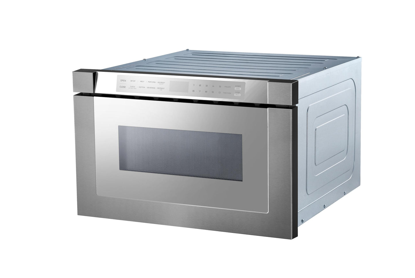 XO APPLIANCE XOMWD24SM 24" Built-In Microwave Drawer - Silver Mirror Finish Silver - XOMWD24SM