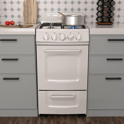 AVANTI Avanti 20" Gas Range Oven White - GRO20P0W