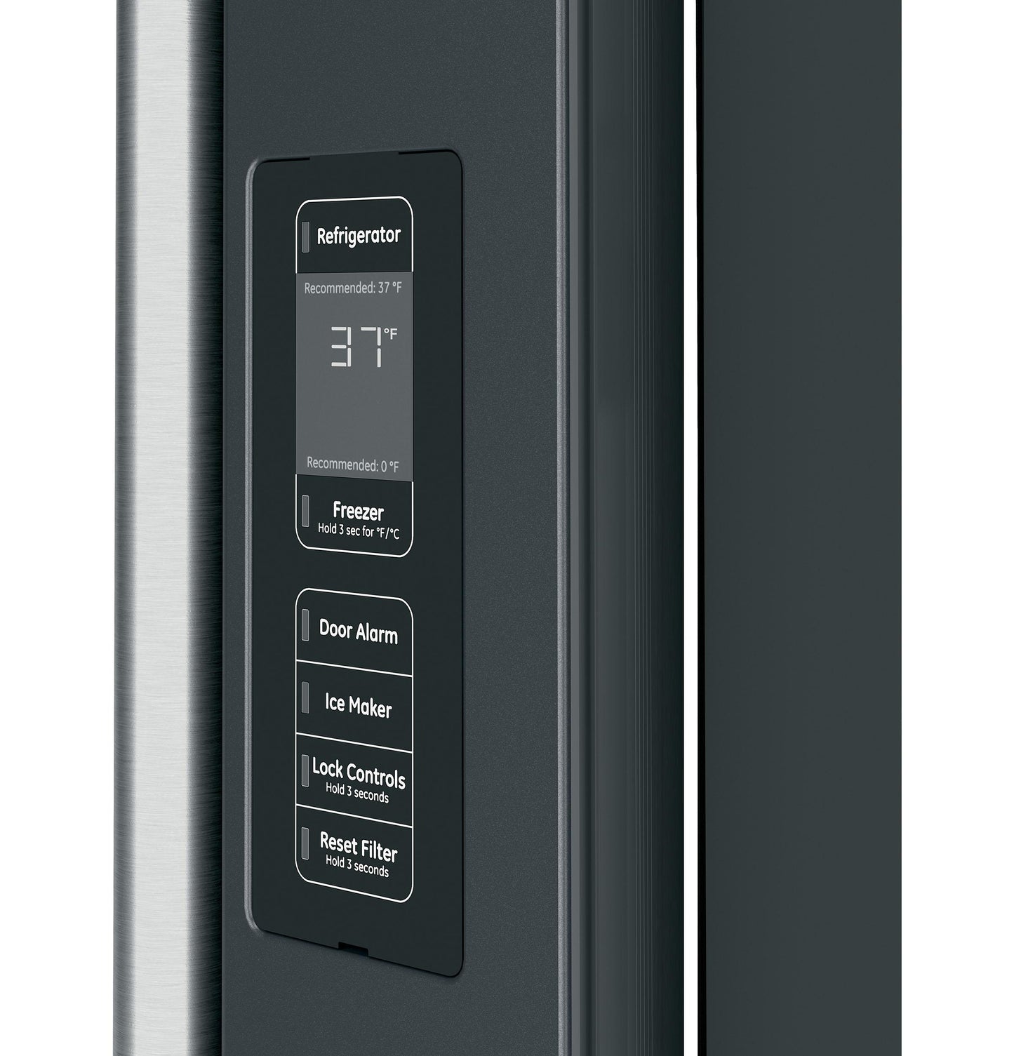 CAFE  ENERGY STAR 23.1 Cu. Ft. Smart Counter-Depth French-Door Refrigerator Black - CWE23SP3MD1