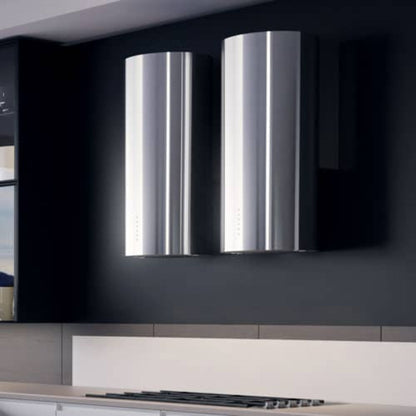 XO APPLIANCE XOCYL16SC 600/395 CFM Designer Cylinder Wall Mount in Stainless Steel - XOCYL16SC