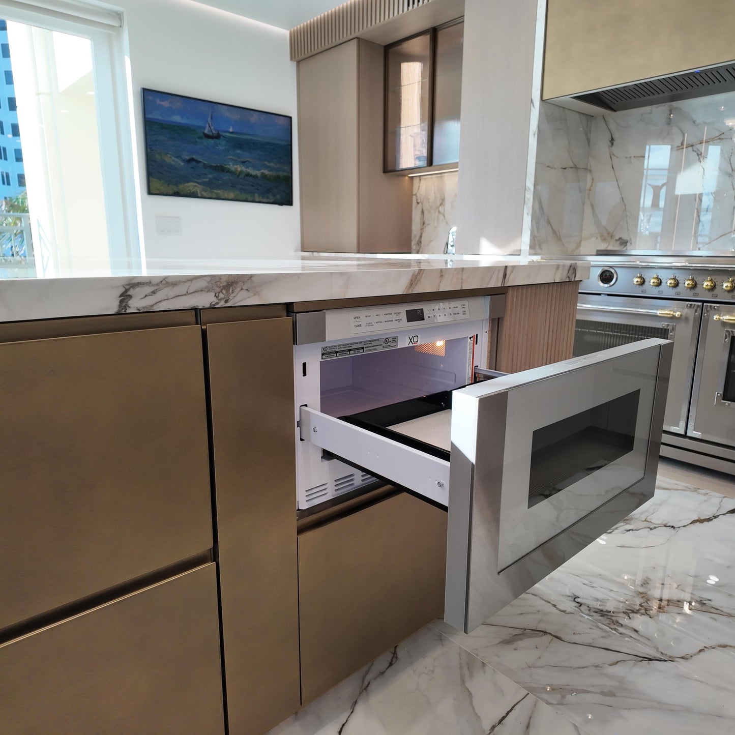 XO APPLIANCE XOMWD24SM 24" Built-In Microwave Drawer - Silver Mirror Finish Silver - XOMWD24SM