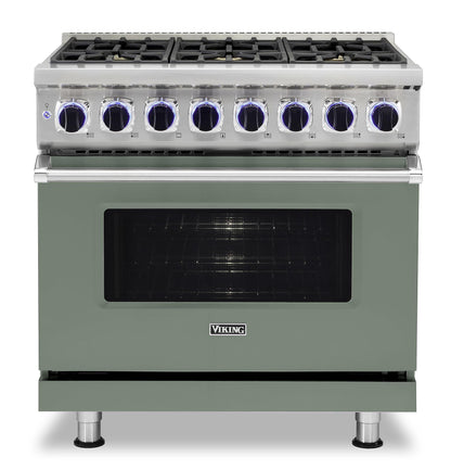 VIKING VDR73626BEULP 36" Dual Fuel Range - VDR7362 Viking 7 Series Green