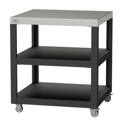 XO APPLIANCE XOPIZZA1PREP Prep Cart for XOPIZZA1 Black On Stainless - XOPIZZA1PREP