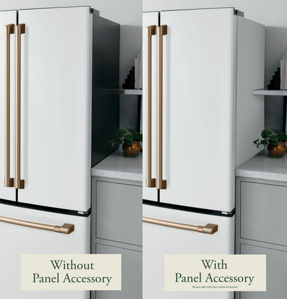 CAFE  Refrigeration Matte White Side Panel, Counter-Depth, 4-Door, Left White - CKQBLSCVW2