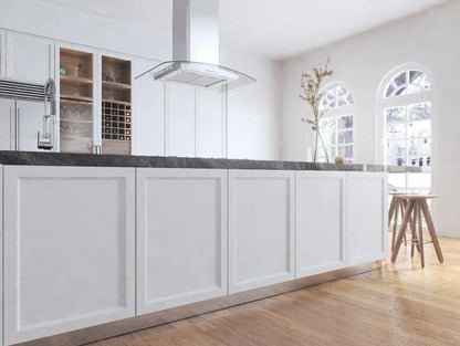 XO APPLIANCE XOMI42GC 42" CCC 600/395 CFM Island Hood Stainless/Glass in Stainless Steel - XOMI42GC