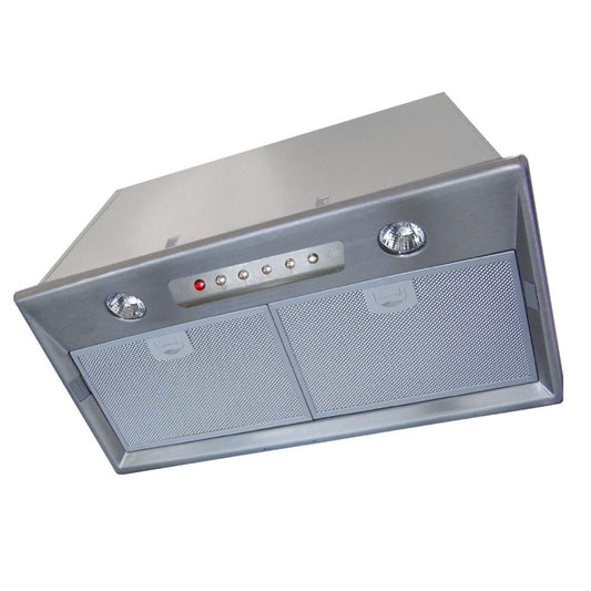 XO APPLIANCE XOI21SMUA 21" Make up Air Model 395 CFM Insert For Custom Built Hood Italian Made Silver - XOI21SMUA