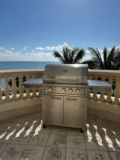 XO APPLIANCE XOGRILL32XLTL 32" 3 burner XO Performance XLT Grill LP in Stainless Steel - XOGRILL32XLTL