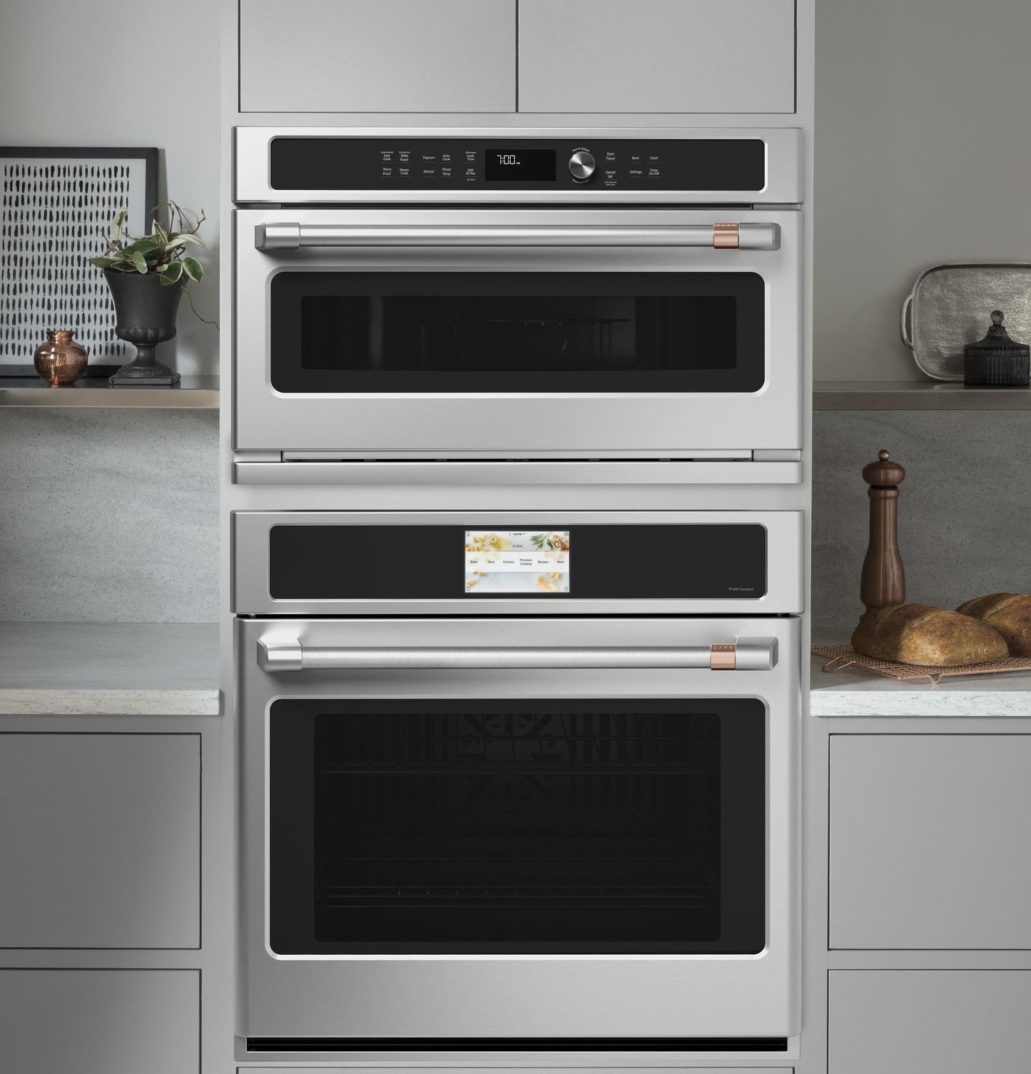 CAFE 30" Smart Single Wall Oven with Convection in Stainless Steel - CTS70DP2NS1