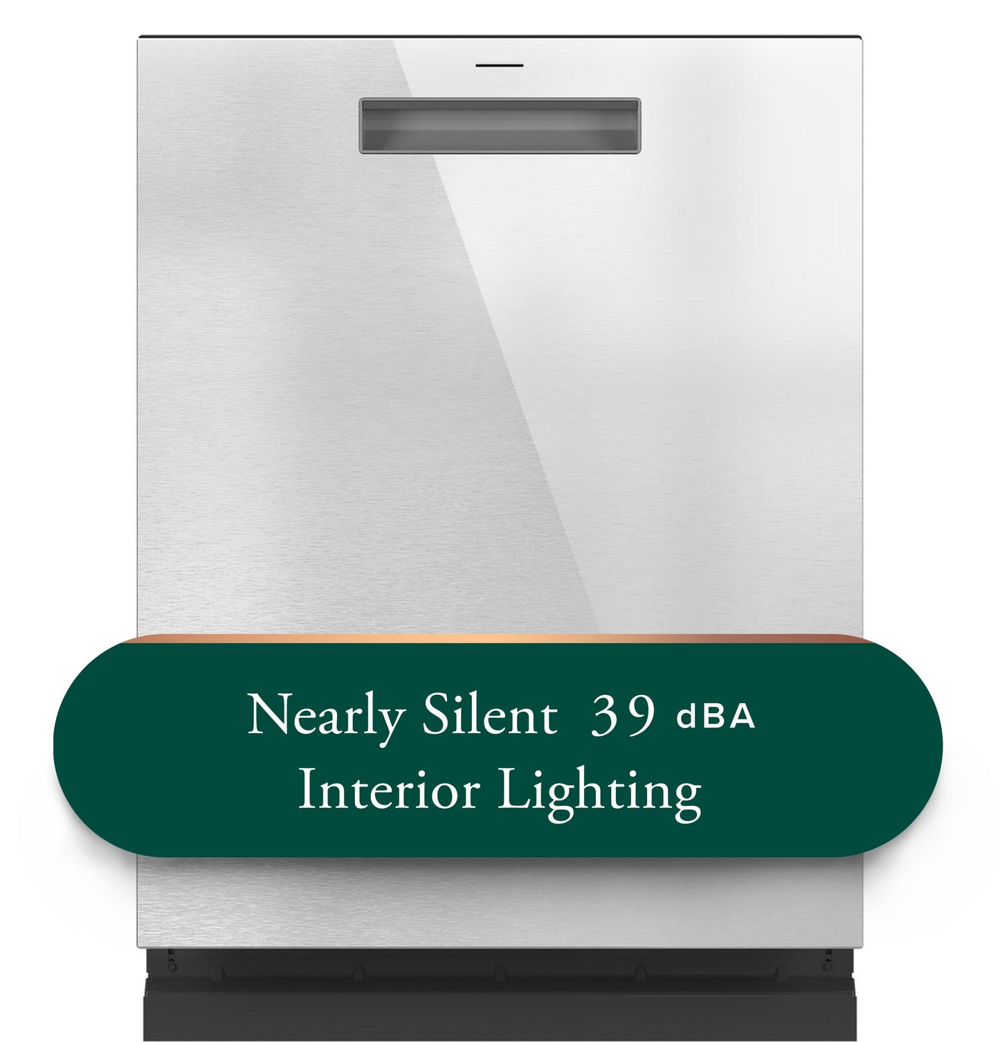 CAFE  CustomFit ENERGY STAR Stainless Interior Smart Dishwasher with Ultra Wash Top Rack and LED Lights, 39 dBA in Platinum Glass Gray - CDP888M5VS5