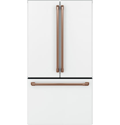 CAFE CWE23SP4MW2 CAFé™ ENERGY STAR® 23.1 Cu. Ft. Smart Counter-Depth French-Door Refrigerator White
