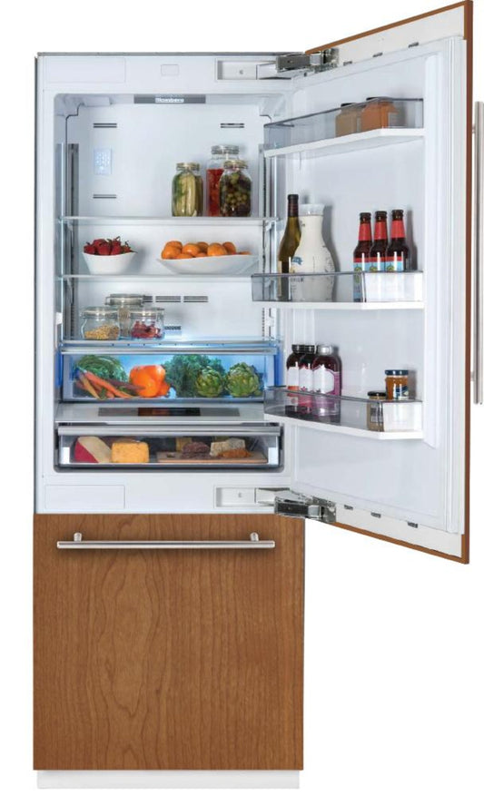 BLOMBERG APPLIANCES BRFB1920FBI 30in Built-in Fridge, Panel Ready with ice Custom Panel Ready - BRFB1920FBI