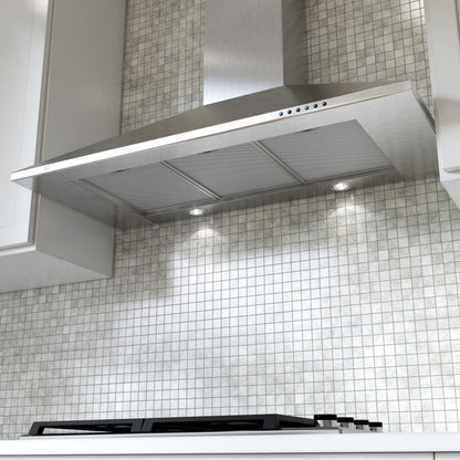 XO APPLIANCE XOB30SC 30" CCC 600/395 CFM Italian Made Wall Mount Chimney Range Hood in Stainless Steel - XOB30SC