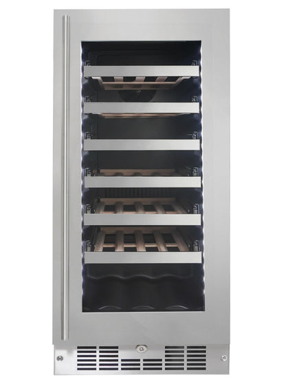 SILHOUETTE Silhouette Pro - 28 Bottle Built-in Wine Cellar in Stainless Steel - SPRWC031D1SS