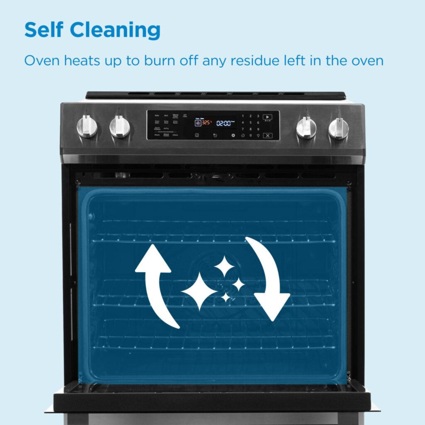 DANBY Danby 30"" Slide in Induction Range with LED Touch Control in Stainless Steel - DIRC300BSS