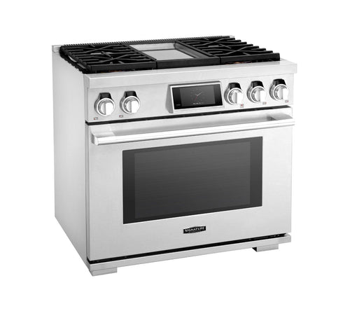 SIGNATURE KITCHEN SUITE SKSGR360GS 36-inch Gas Pro Range with 4 Burners and Griddle