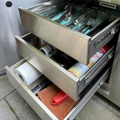 XO APPLIANCE XOG36PANTRY 36" Sealed Pantry, in Stainless Steel - XOG36PANTRY