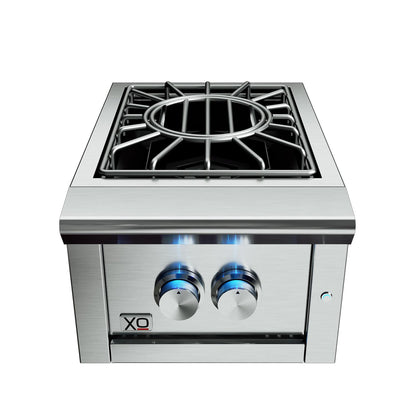 XO APPLIANCE XOGPOWER60KL 16" Power Side Burner 60,000 BTU LP in Stainless Steel - XOGPOWER60KL