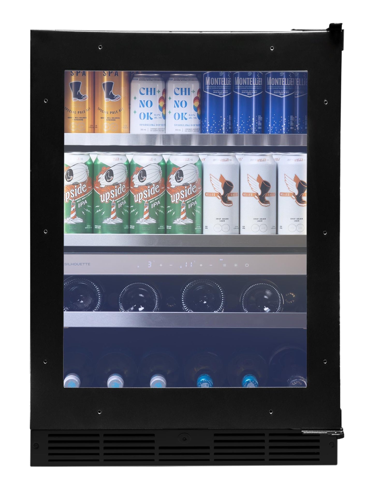 SILHOUETTE Silhouette Pro Gen 3 - 24" Built-in Wine and Beverage Center Panel-ready - SPRWBC052D3SSP