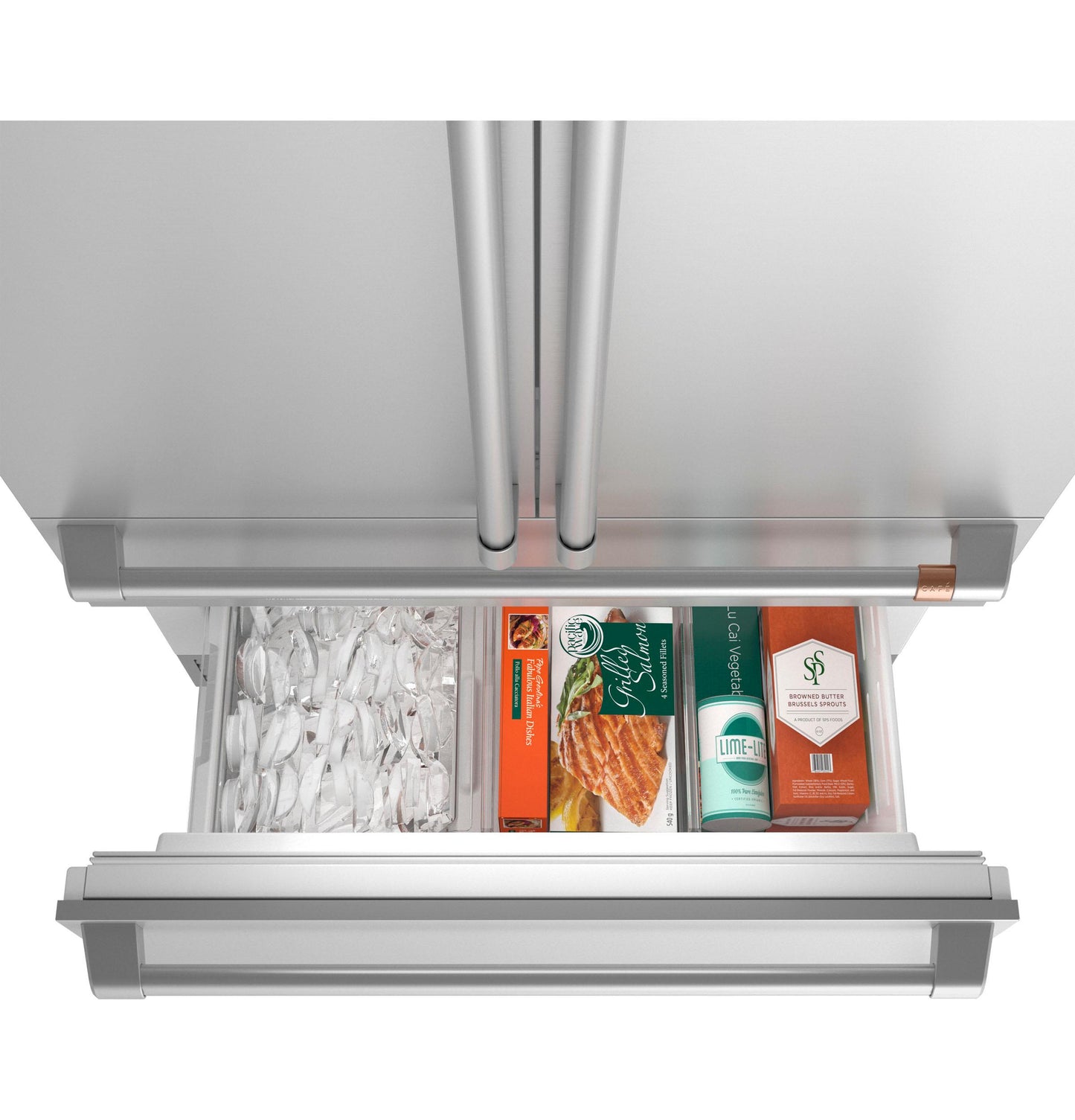 CAFE  36" Integrated French-Door Refrigerator in Stainless Steel - CIP36NP2VS1