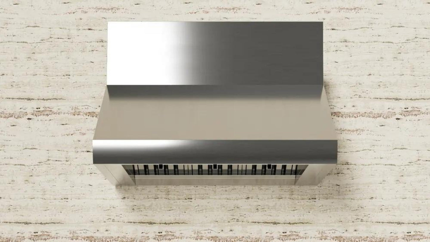 XO APPLIANCE XOGV42S Outdoor hood, 42"W, 33"D, 18"T, 1200CFM, LEDs, pro baffle filters in Stainless Steel - XOGV42S