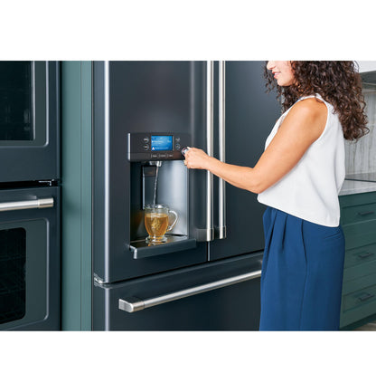 CAFE ENERGY STAR 27.7 Cu. Ft. Smart French-Door Refrigerator with Hot Water Dispenser White - CFE28TP4MW2