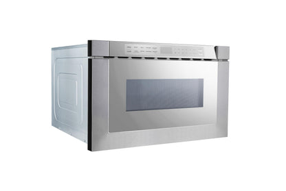 XO APPLIANCE XOMWD24SM 24" Built-In Microwave Drawer - Silver Mirror Finish Silver - XOMWD24SM