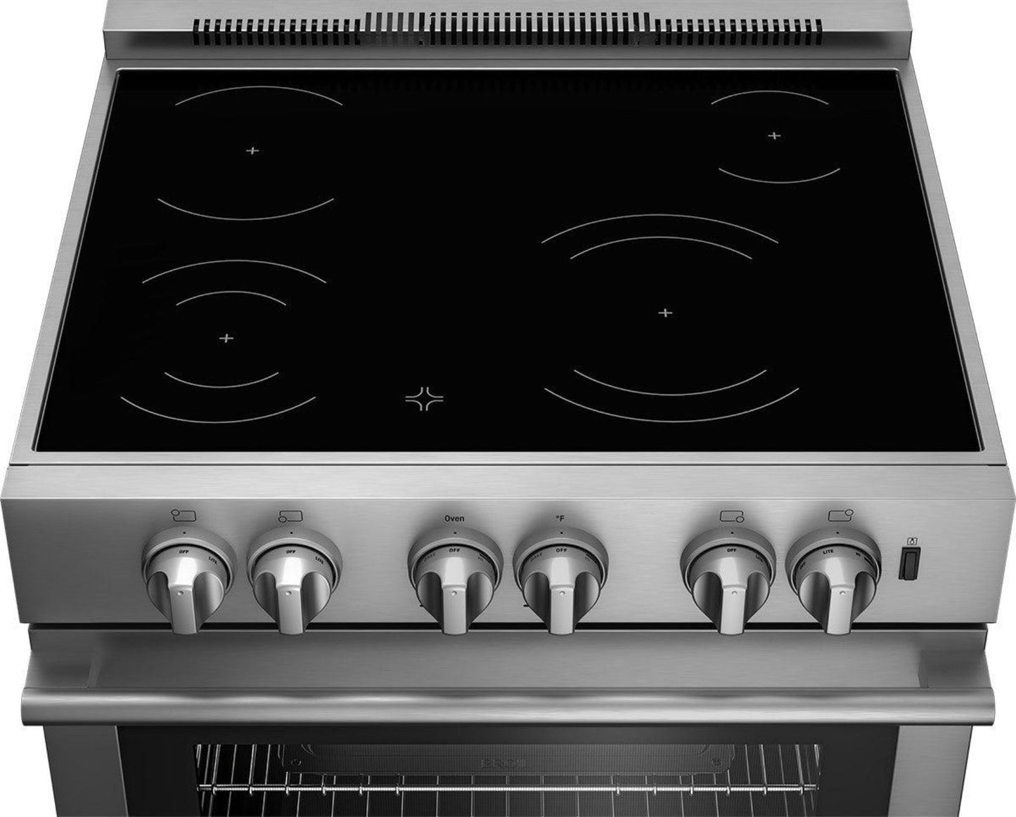 BLOMBERG APPLIANCES BERU30422SS 30in electric stainless range with 5.7 cu ft self clean oven, 4 burner in Stainless Steel - BERU30422SS